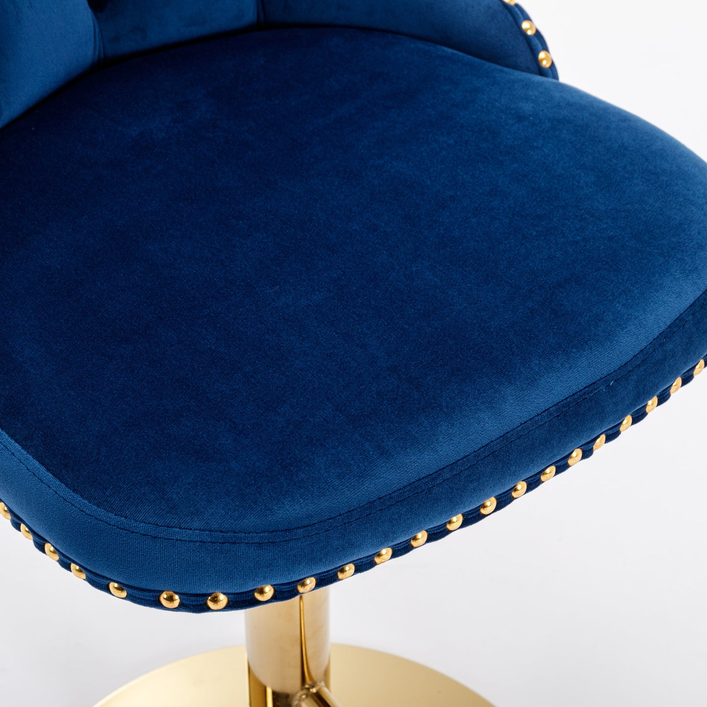 25-33 Inch, Modern Upholstered Bar Stools with Backs Comfortable Tufted for Home Pub and Kitchen Island,Blue,Set of 2 eprolo