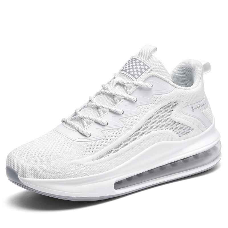Men's Breathable Height Increasing Running Shoes with Full-Length Air Cushion