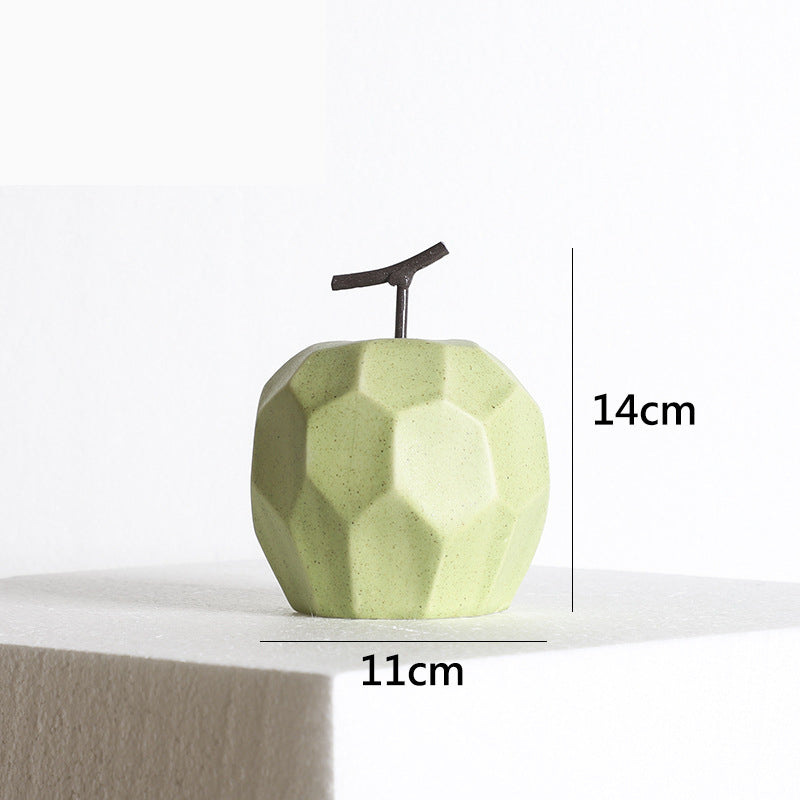 Ceramic Apple Ornaments Modern Minimalist Living Room TV Cabinet Home Decorations Fruit Ornaments eprolo