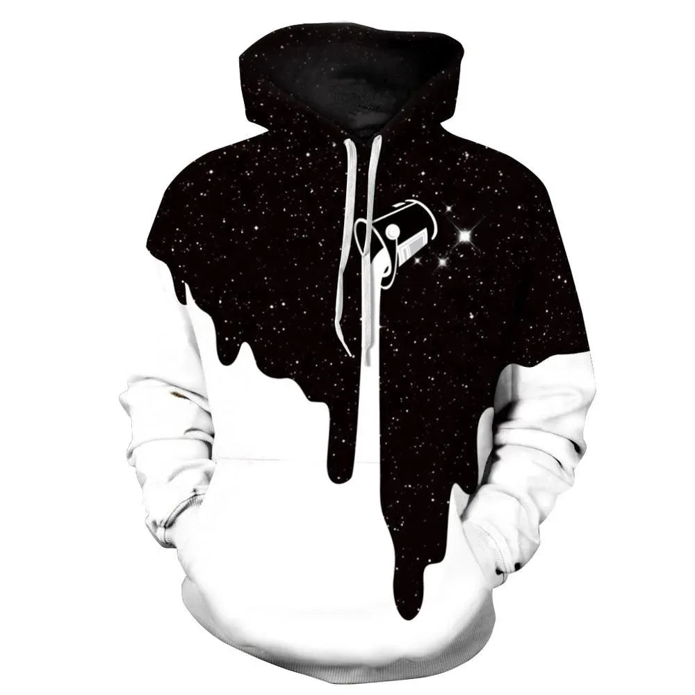 3D Milk Printing Men Women Hoodies Sweatshirts - Shello's Creative Boutique