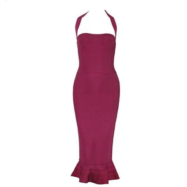 Celebrity Party Bandage Dress Women Spaghetti Strap Strapless Sexy Night Out Club Dress Women Mermaid Vestidos Wholesale Shello Creative Boutique