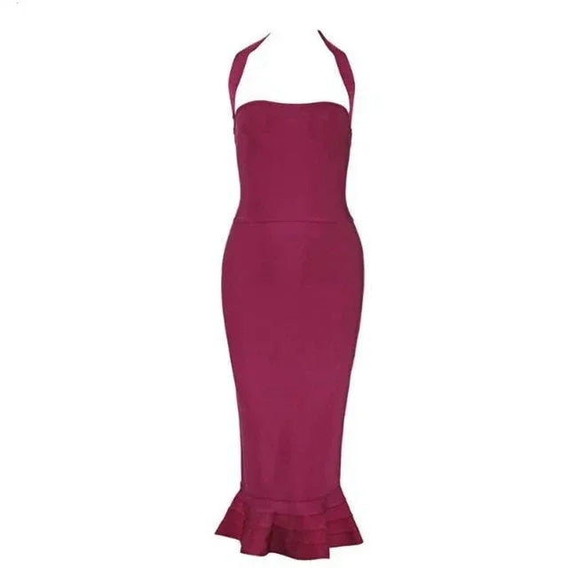 Celebrity Party Bandage Dress Women Spaghetti Strap Strapless Sexy Night Out Club Dress Women Mermaid Vestidos Wholesale - Shello's Creative Boutique