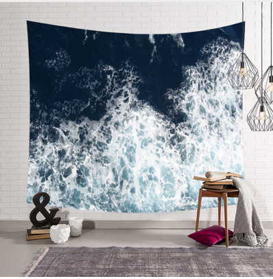 3D Beach Wall Tapestry Hanging Decor Hippie Retro Yoga Beach Towel 150x130cm/150x102cm