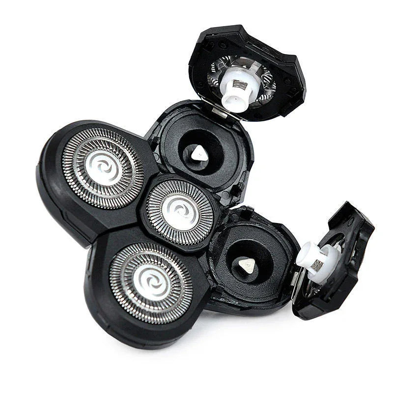 Multifunctional 5-Head Shaver Rechargeable Razor Water Washing Bald Head Machine Five-In-One Razor - Shello's Creative Boutique