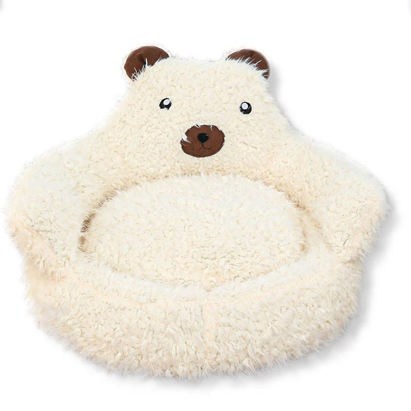 Cozy Alpaca Cat Bed - Warm Winter Pet House with Non-Slip Base - Shello's Creative Boutique