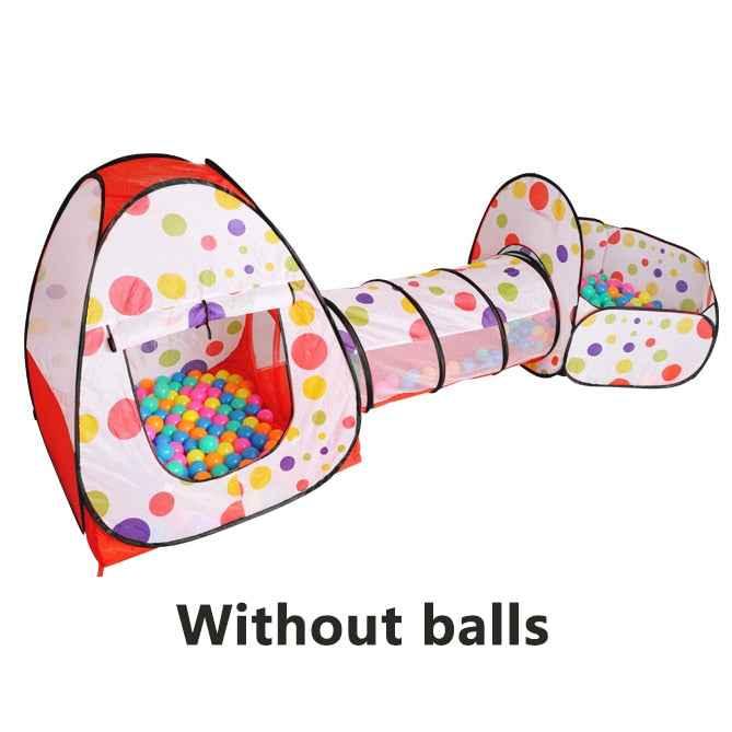 3-in-1 Kids Play Tent - Ball Pit, Tunnel & Teepee Set - Shello's Creative Boutique