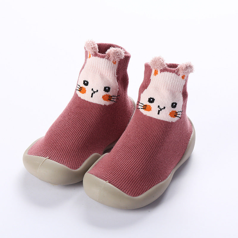 Boys And Girls Baby Toddler Shoes Spring And Autumn Baby Soft Sole Shoes Children Indoor Floor Shoes Breathable Cartoon Children Socks eprolo