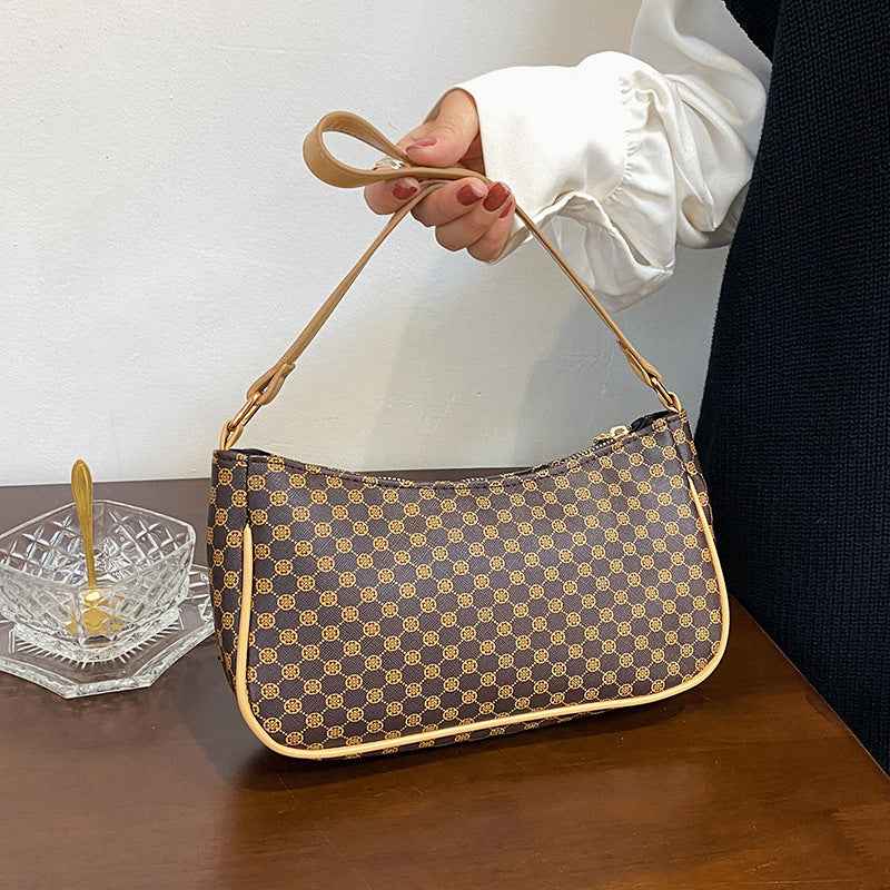 Women Baguette Bag - Retro French Underarm Trendy Satchel Satchels