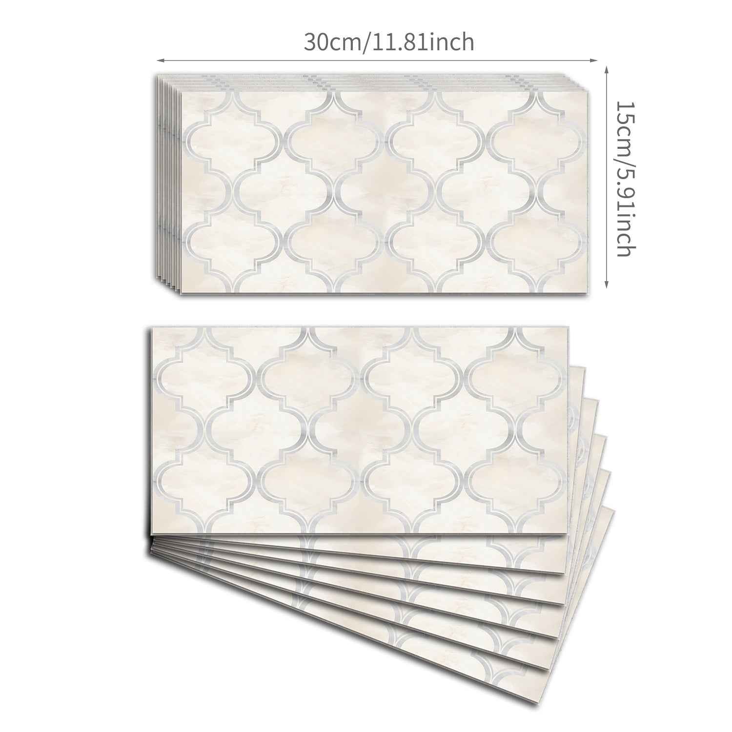 Funlife Elegant Style Thickened Brick Stickers American-Style New Kitchen Wall Decoration Waterproof Self-Adhesive