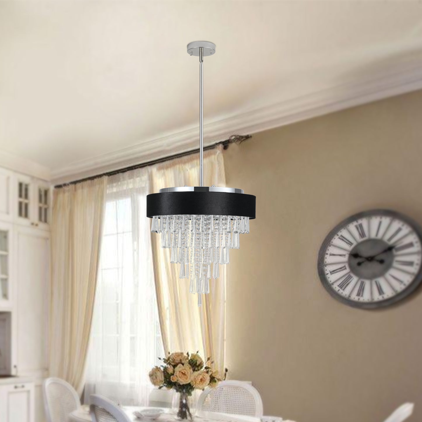Modern Crystal Chandelier for Living-Room Round Cristal Lamp Luxury Home Decor Light Fixture eprolo