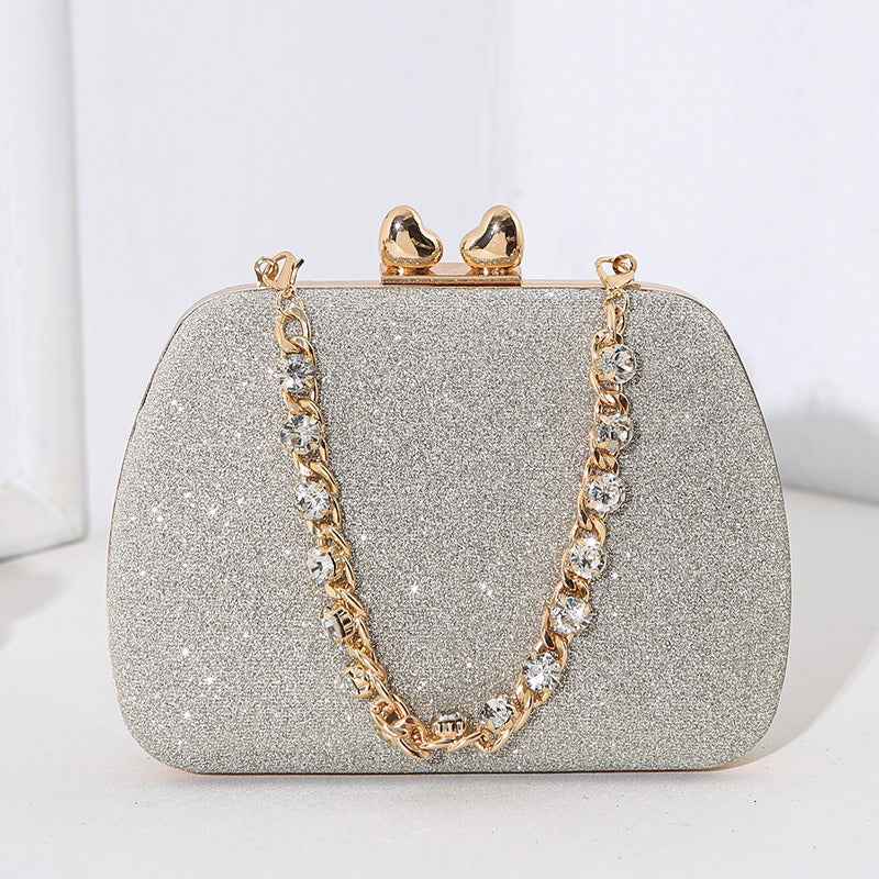 Little Love Water Diamond Handheld Bag - Celebrity Banquet Small Square Crossbody Bag
