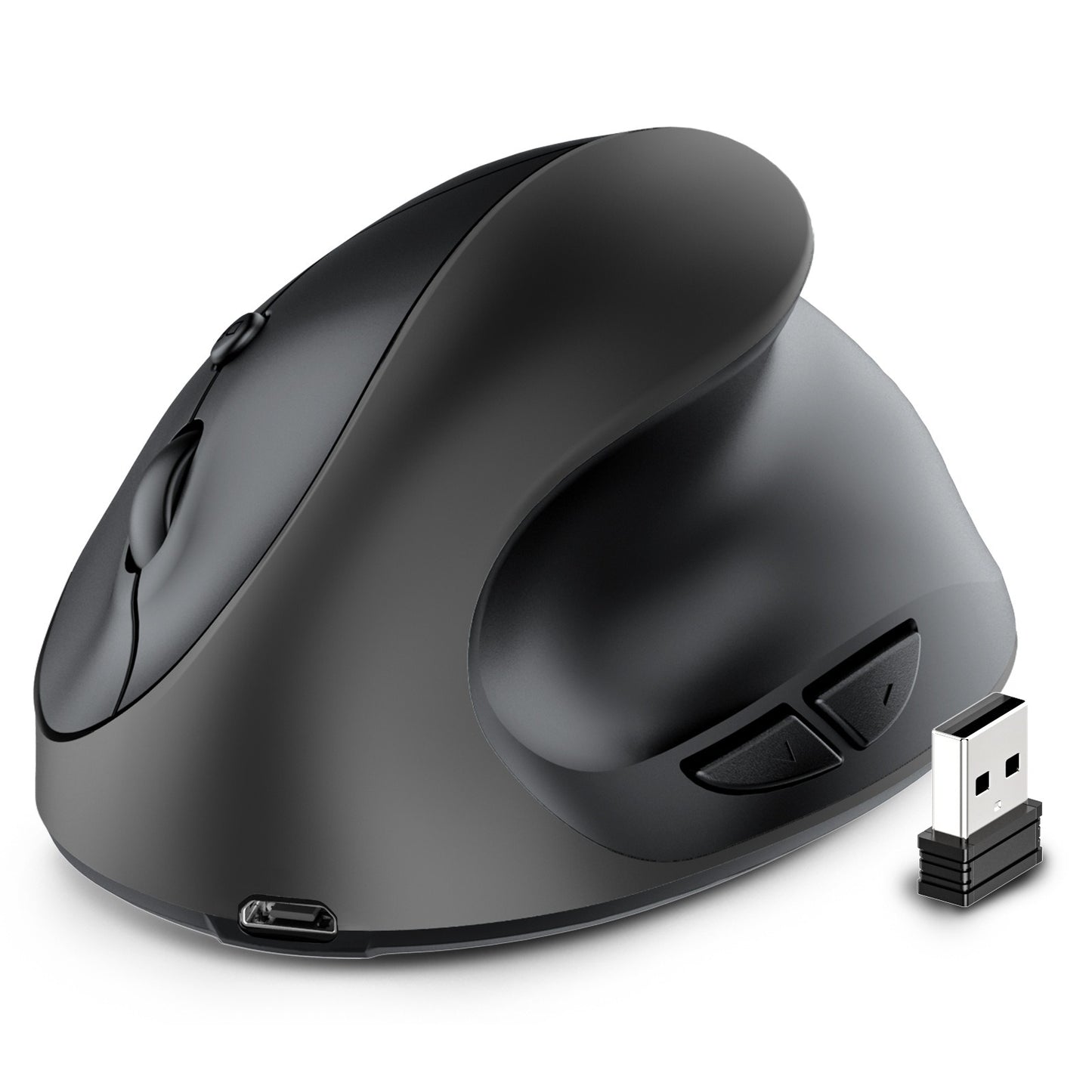Vertical grip rechargeable silent wireless anti mouse hand designer drawing office creative ergonomic mouse
