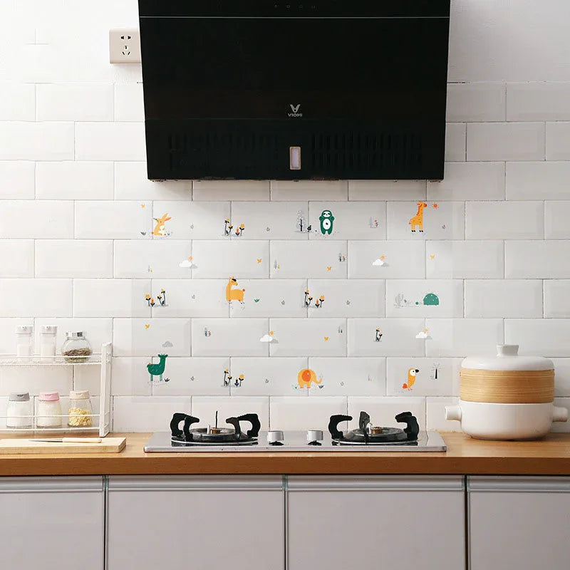 Kitchen High Temperature Waterproof And Oil-Proof Cartoon Stickers - Shello's Creative Boutique