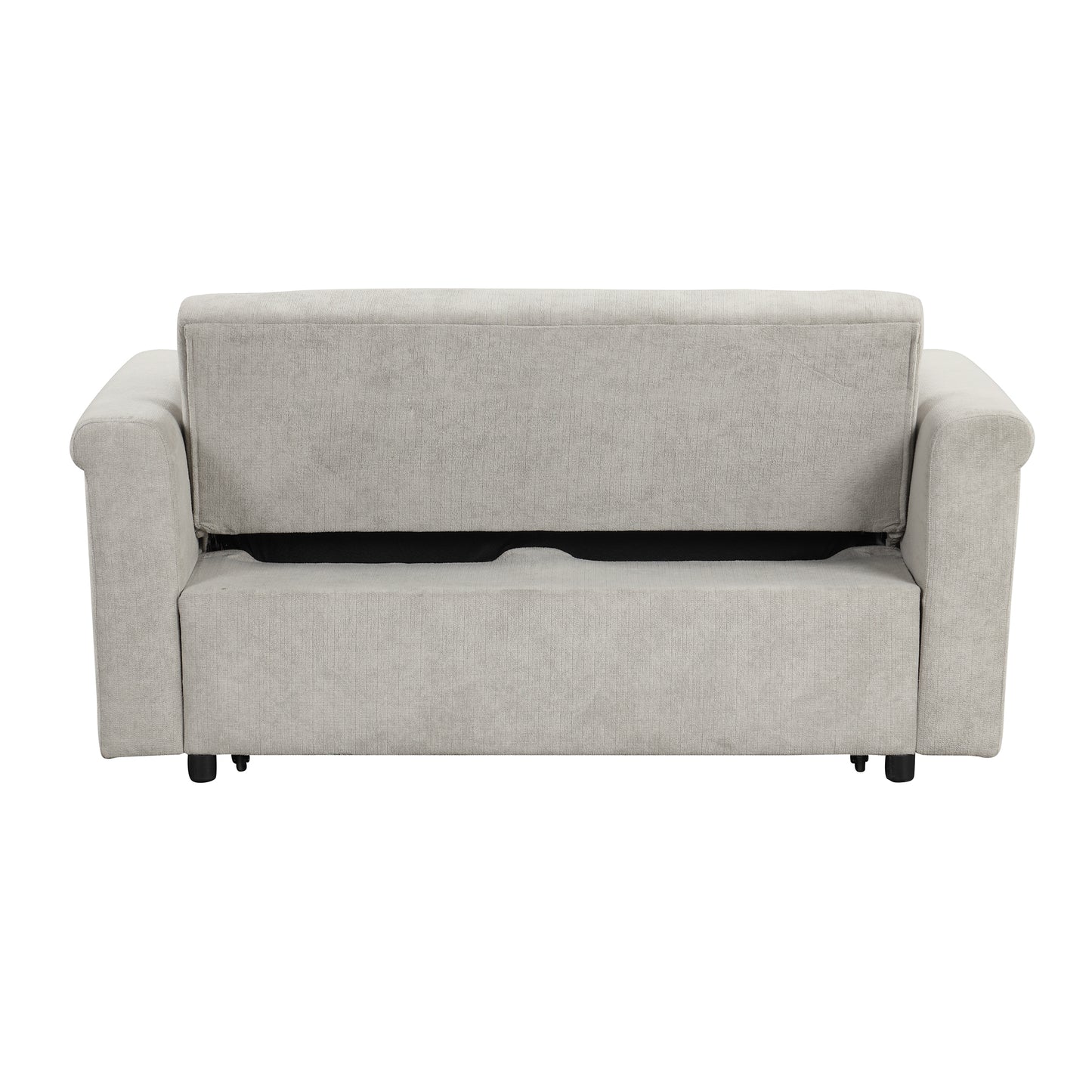 U_STYLE Convertible Soft Cushion Sofa Pull Bed ,for Two People to Sit On eprolo