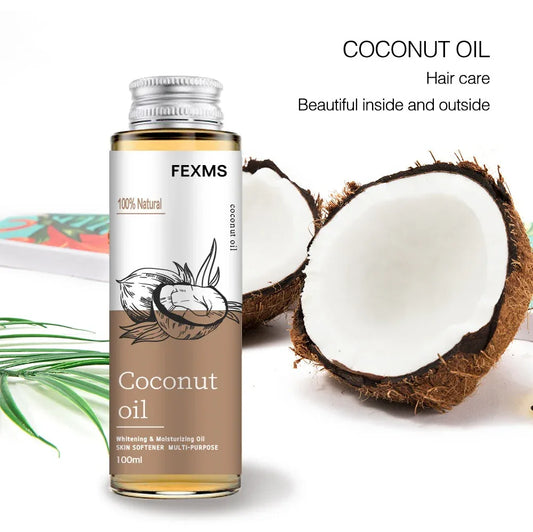Coconut Skin Care Massage Body Care Essential Oil Coconut oil - Shello's Creative Boutique