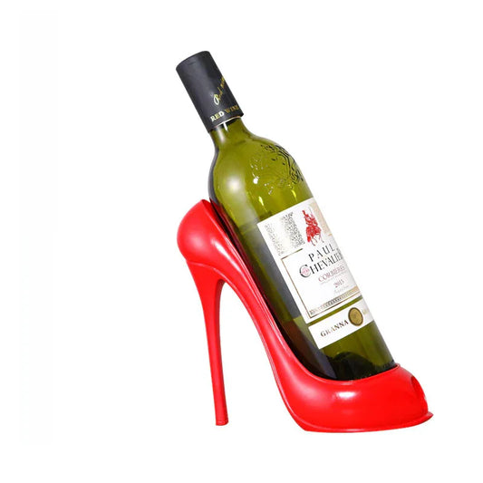Creative High-Heeled Shoes Wine Rack - European Style Resin Wine Holder - Home Decor & Wine Cabinet Accessory - Shello's Creative Boutique