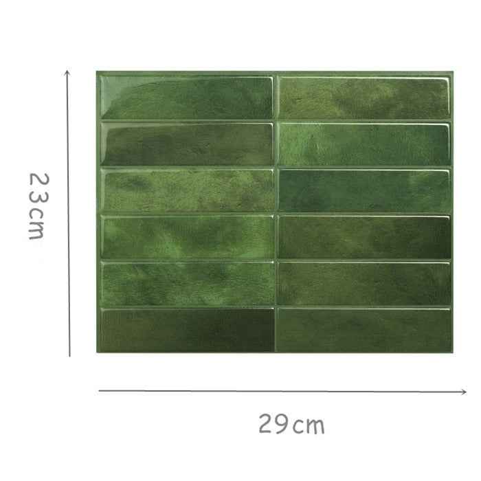 High Temperature Resistant Wall Stickers for Kitchen and Bathroom - 3D Self-Adhesive Design