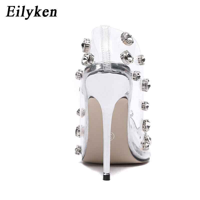 Eilyken Rivet Crystal Pumps – Striking Elegance for Every Special Occasion