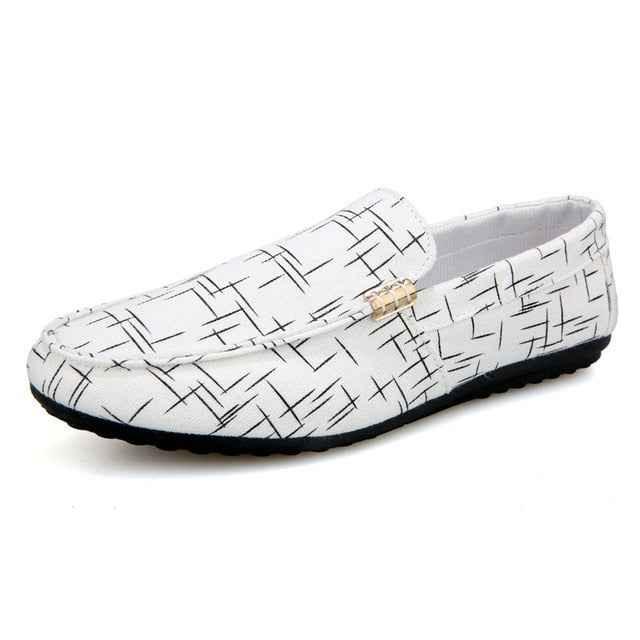 Men's Casual Loafers – Lightweight Canvas Shoes for Spring & Summer - Shello's Creative Boutique