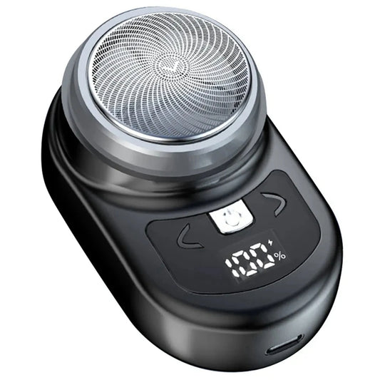 Portable Electric Shaver Pocket Shaving For Men Mini Beard Shaver LCD Power Display Rechargeable Travel Home Shaver Easy Install eprolo