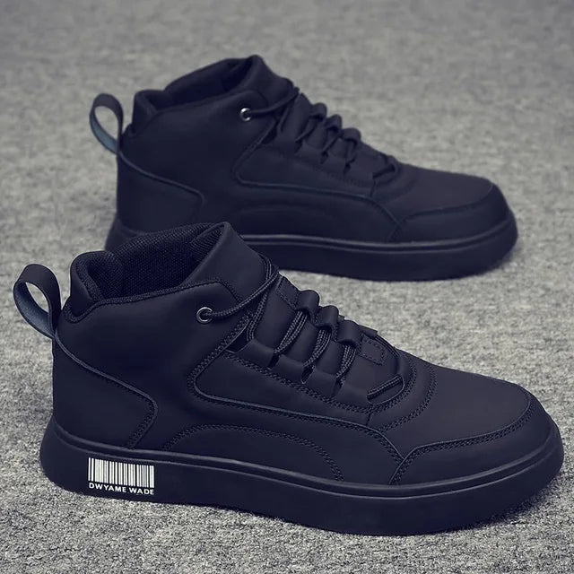 Brand Men's Sneakers Trendy High Top Casual Shoes Lace Up Flats Outdoor Trainer Shoes For Men White Tenis Shoes Zapatos Hombres eprolo