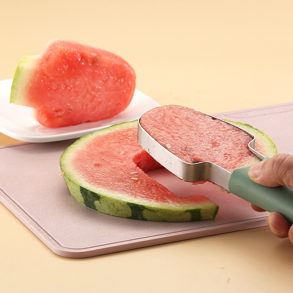 3-in-1 Watermelon Cutter Stainless Steel Fruit Carving Knife Multi-functional Melon Fork Slicer Tool for Camping Kitchen Gadgets eprolo