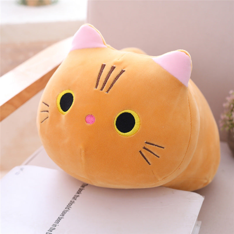 Mollusk Pillow Cute Cat Cylindrica Bedside Single Double Pillow Nap Pillow Office Pillow Shello Creative Boutique