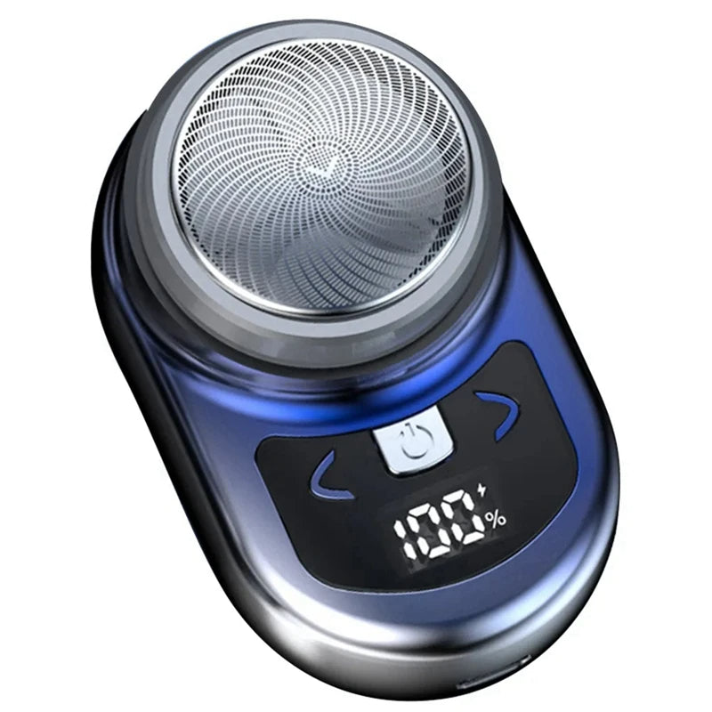 Portable Electric Shaver Pocket Shaving For Men Mini Beard Shaver LCD Power Display Rechargeable Travel Home Shaver Easy Install eprolo