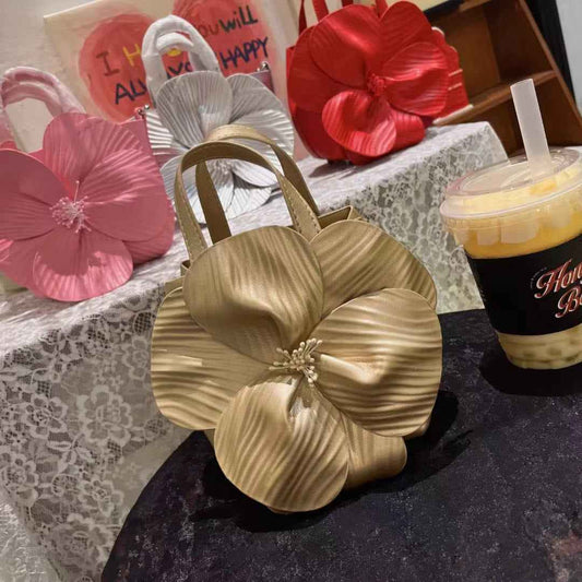 New Chinese Style Tea Flower Bucket Banquet Petals Small Bag