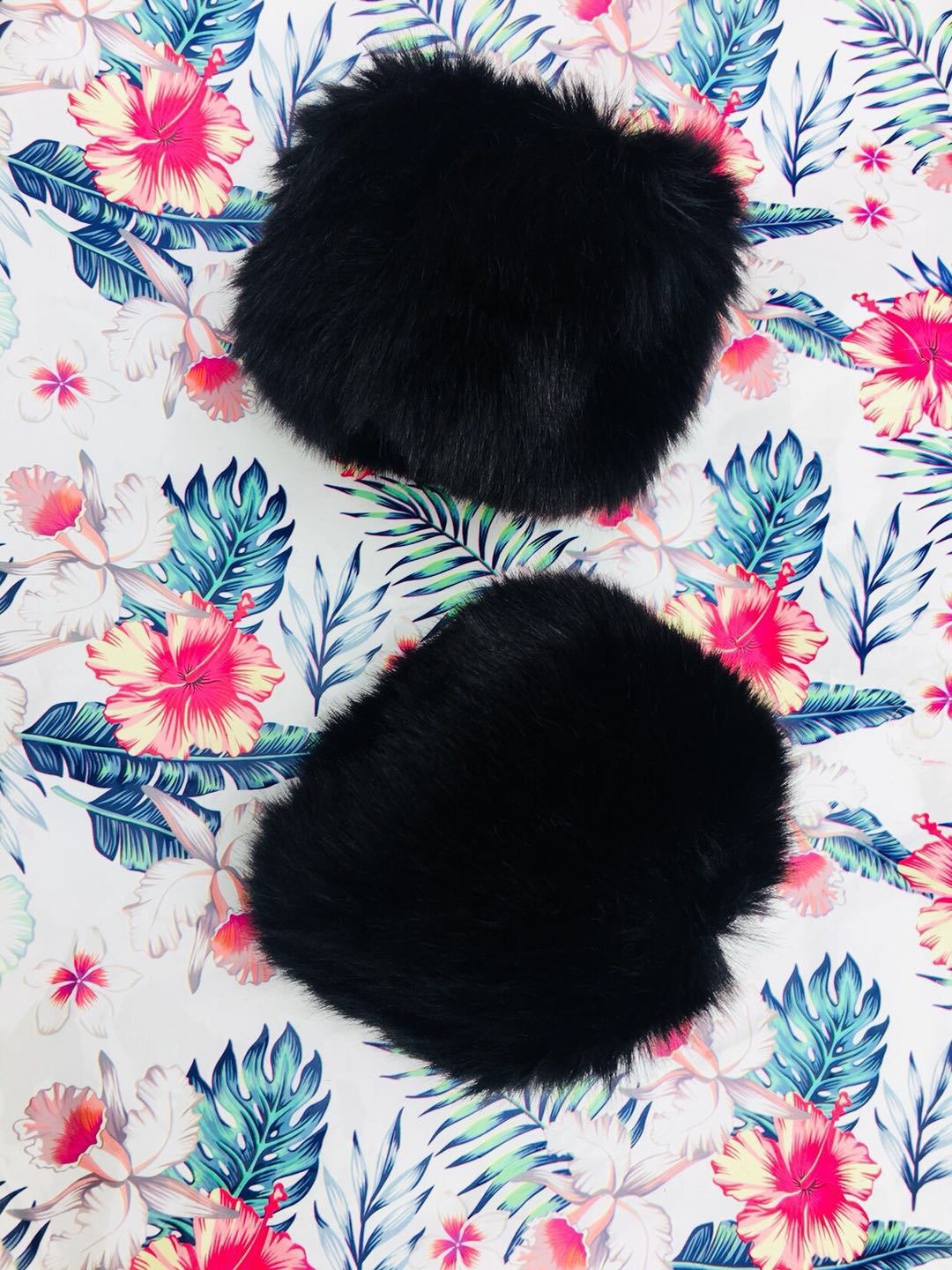 Fur imitation rabbit fur large fur sleeves wrist gloves eprolo