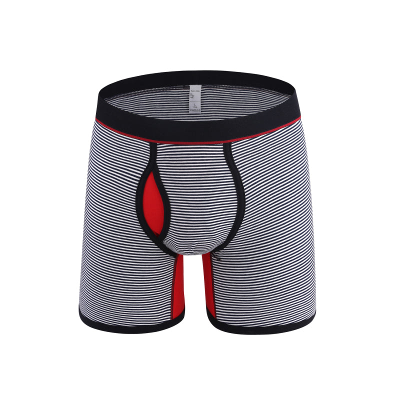 Men's Stretch Stripe Knit Boxer Briefs Shello's Creative Boutique