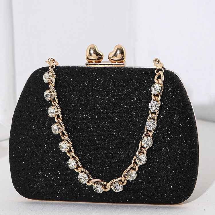 Little Love Water Diamond Handheld Bag - Celebrity Banquet Small Square Crossbody Bag - Shello's Creative Boutique