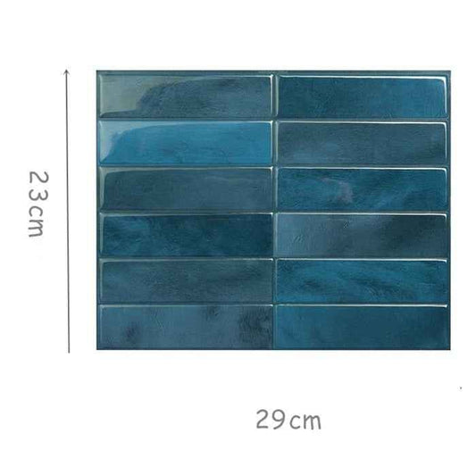 High Temperature Resistant Wall Stickers for Kitchen and Bathroom - 3D Self-Adhesive Design
