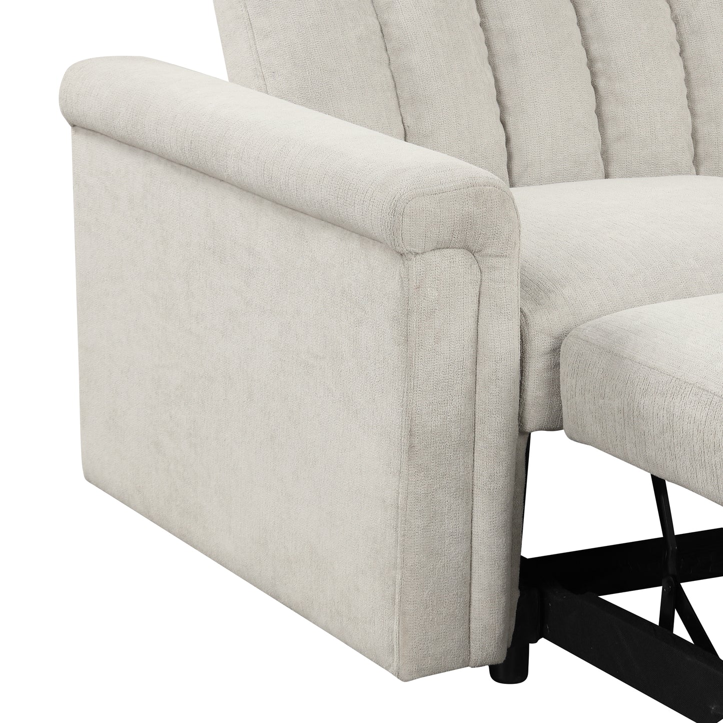 U_STYLE Convertible Soft Cushion Sofa Pull Bed ,for Two People to Sit On eprolo