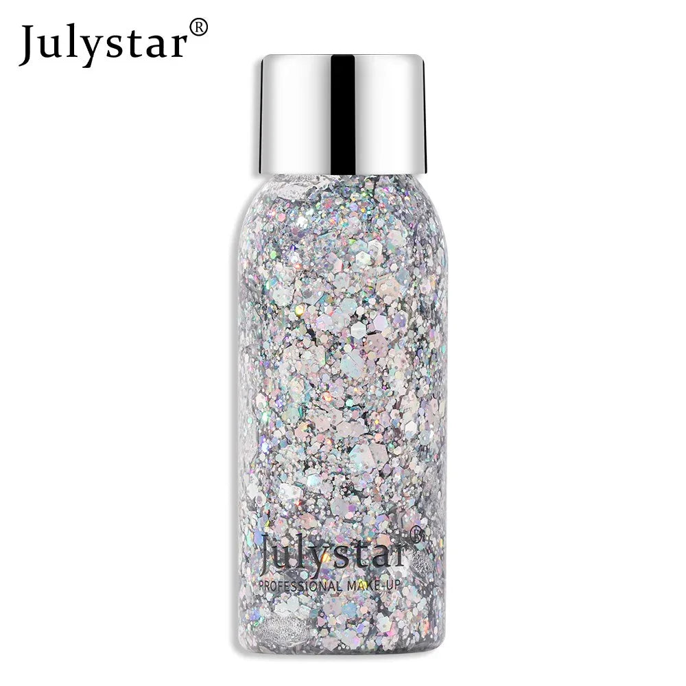 Julystar Broken Diamond Glitter Powder Cross-Border Pop Show Stage Night Club Makeup Sequins Eye Shadow Makeup - Shello's Creative Boutique