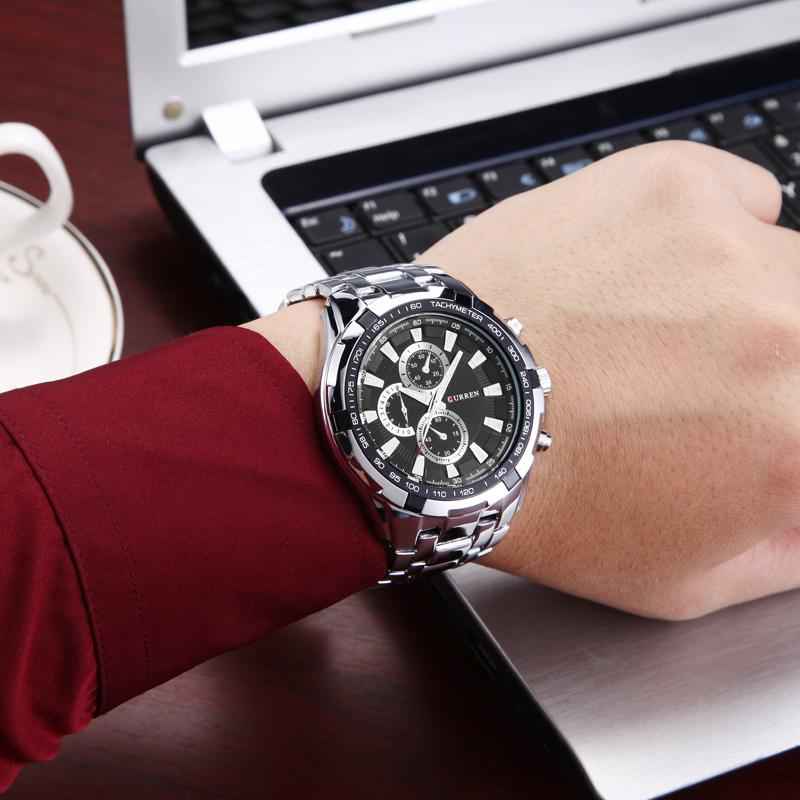 CURREN Watches Men quartz Sports Waterproof Wristwatch