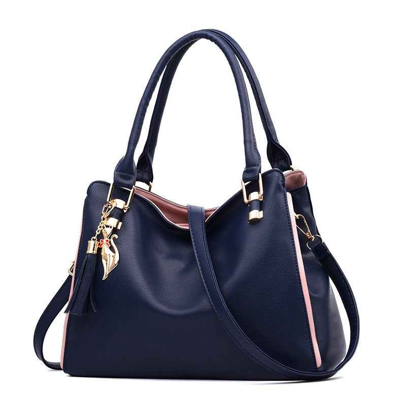 New Fashionable Large Capacity Middle Aged Women's Handbag