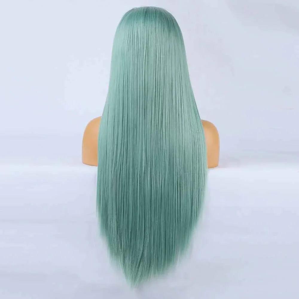 Long Straight Lace Front Wig - Large Lace Synthetic - Shello's Creative Boutique