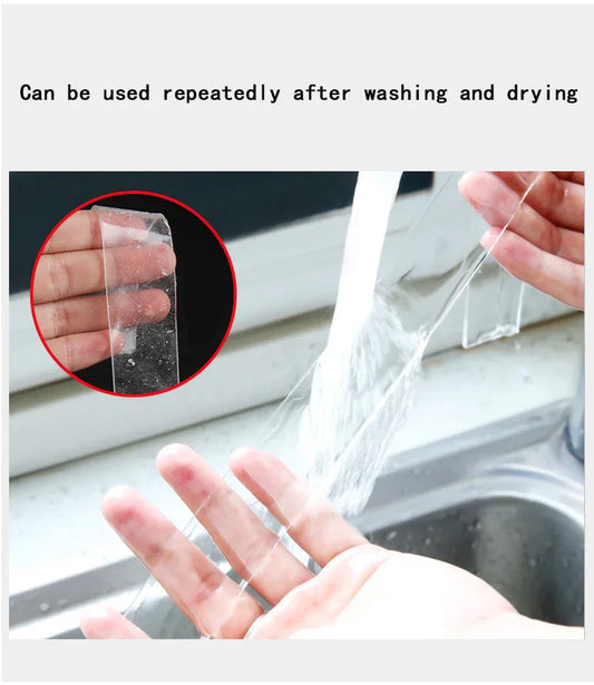 Nano Magic Adhesive Strongly Fixed Double-Sided Adhesive For Wall Traceless Adhesive Velcro - Shello's Creative Boutique
