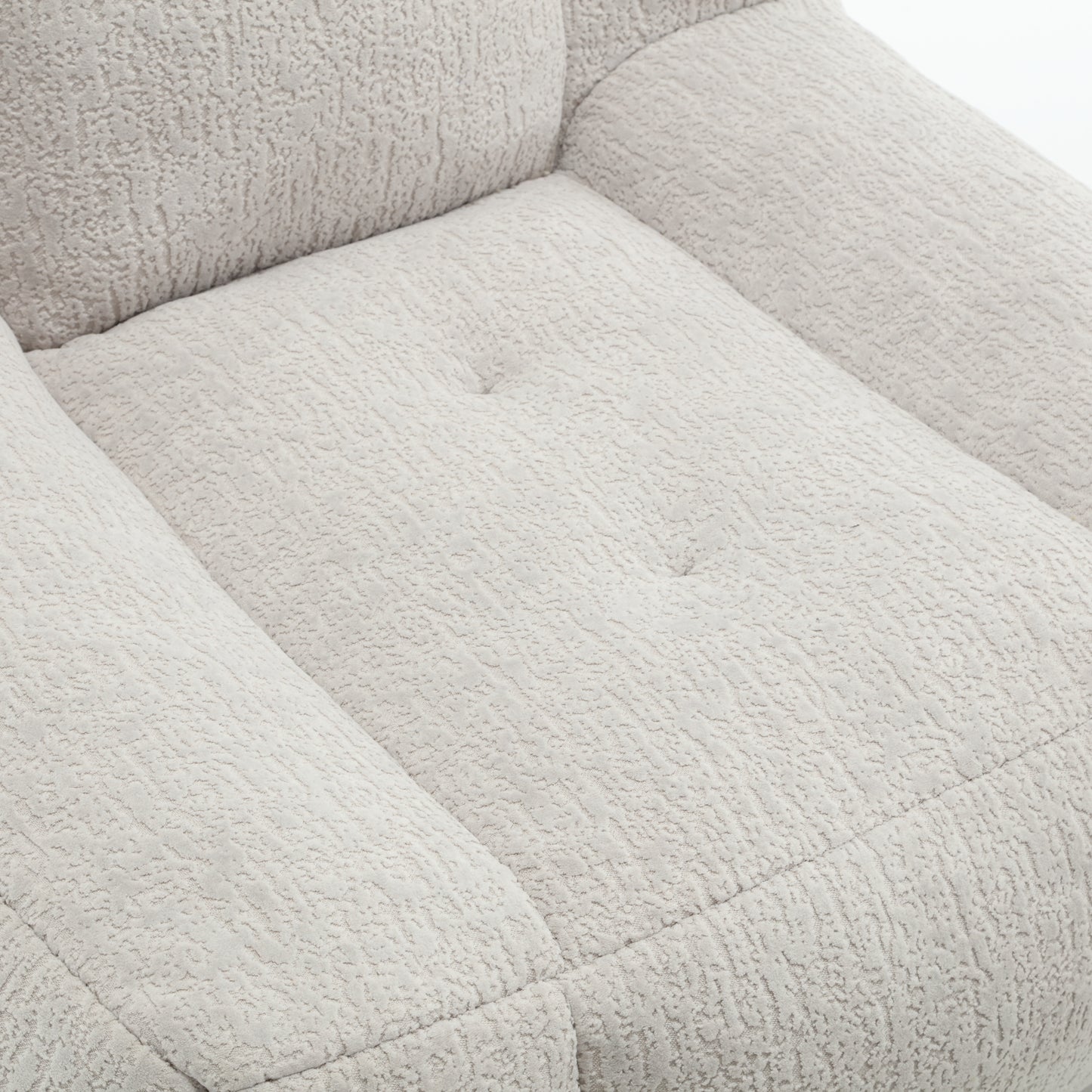 Fluffy bean bag chair Super soft couch chair with memory foam and footstool Indoor modern focus bean bag chair eprolo