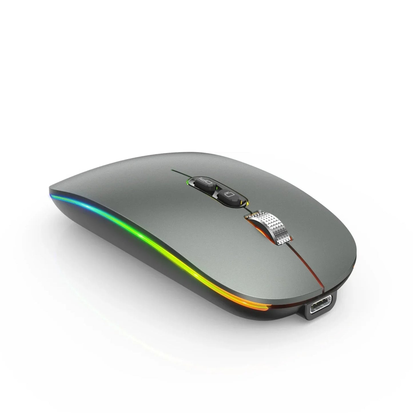 Wireless mouse rechargeable illuminated Bluetooth dual-mode multifunctional mouse - Shello's Creative Boutique