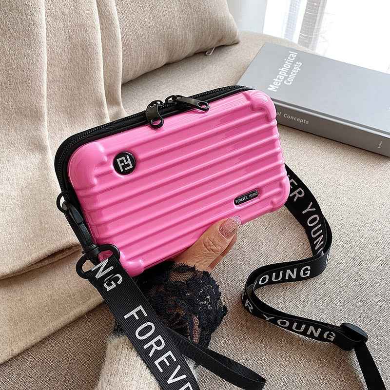 7-Inch Crossbody Bag - Shoulder Hand Storage Suitcase Small Bag