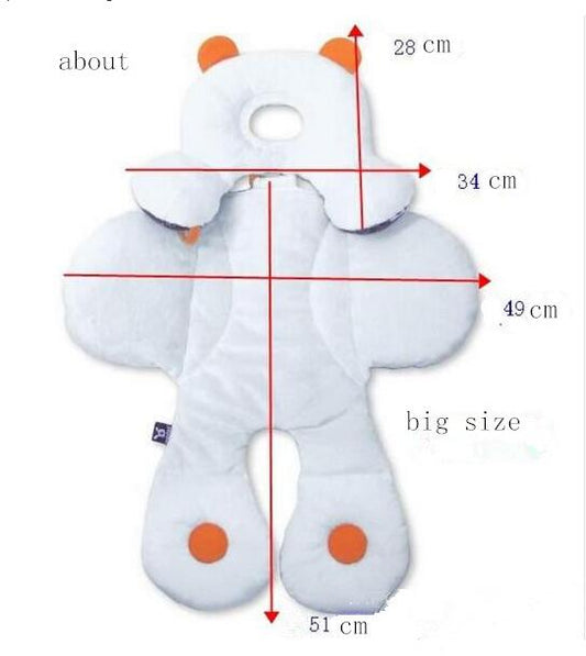 Infant Toddler Baby Head Support Body Support For Car Seat Cover Joggers Strollers Body Support Cushions 1-24M Baby Shello Creative Boutique