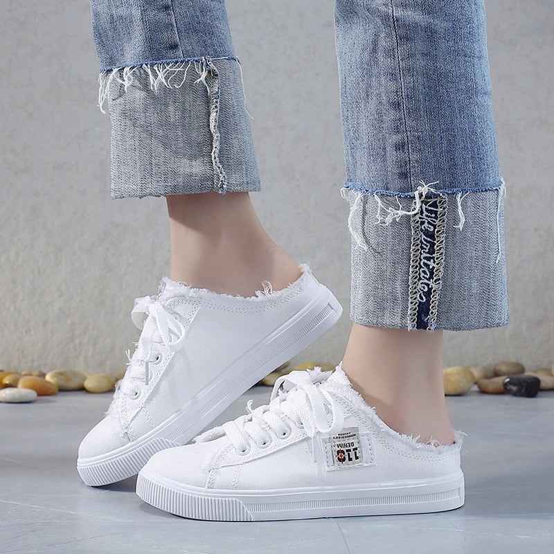 Women's Canvas Sneakers – Chic, Comfortable, and Timeless for Spring & Summer!