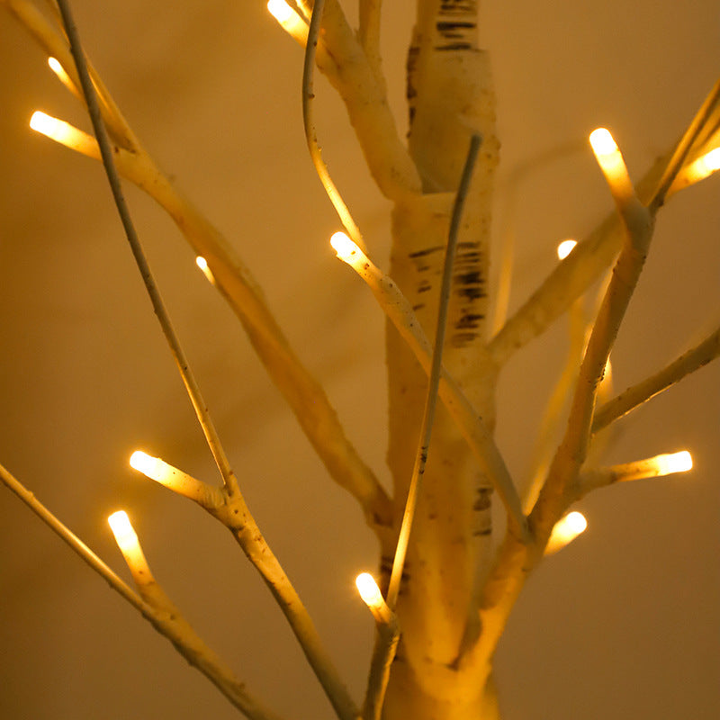 LED Birch Tree Lights Christmas Epithelium Simulation Luminous Tree Lights USB Landscape Decoration Night Lights eprolo