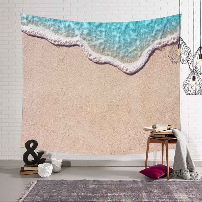 3D Beach Wall Tapestry Hanging Decor Hippie Retro Yoga Beach Towel 150x130cm/150x102cm
