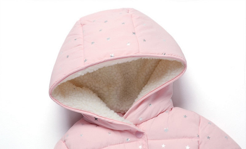Baby Girls Jacket Autumn Winter Jacket For Girls Coat Kids Warm Hooded Outerwear Children Clothes Infant Girls Coat eprolo