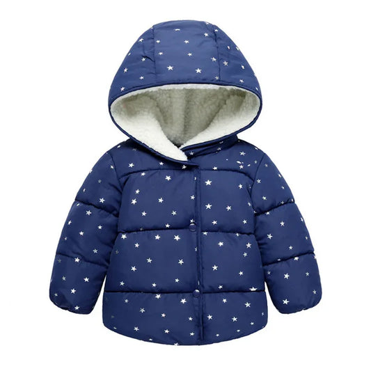 Baby Girls Jacket - Autumn Winter Hooded Coat (1-8y) - Shello's Creative Boutique