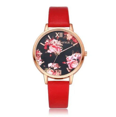 Women Flowers Bracelet Watch - Shello's Creative Boutique