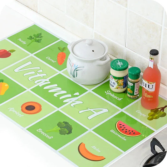 Self Adhesive Oil Proof Sticker Kitchen High Temperature Resistant Tile Wall Sticker Stove - Shello's Creative Boutique